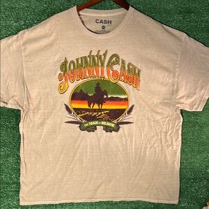 Johnny Cash Graphic T-Shirt Sz L/XL
